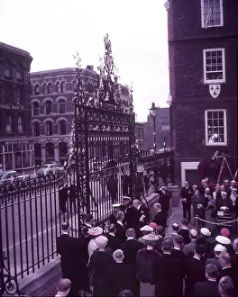 Celebrations Prints: Presentation of new gates, College of Arms