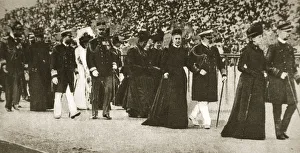 S And G Prints: Presentation party at the Olympic Games, Athens, Greece, 1906. Artist:s and G