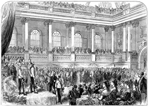 Presentation Prints: Presentation of prizes at the Vienna Exhibition, 1873. Creator: Unknown