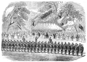 Marquee Prints: Presentation of a silver bugle by Lady Duff Gordon to the 6th Surrey (Esher) Volunteer