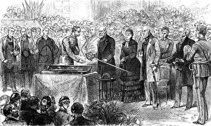 Front Page News Prints: Presentation of a Sword of Honour to Sir Archibald Alison in the City Hall