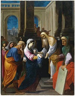 Anna The Prophetess Gallery: The Presentation in the Temple. Artist: Carracci, Lodovico (1555-1619)