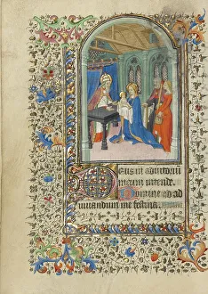 The Presentation in the Temple; Book of Hours, about 1420-1430. Creator: Master of the Harvard Hannibal