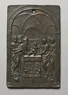 Moderno Italian Prints: Presentation in the Temple, c. 1505. Creator: Moderno (Italian, 1467-1528)