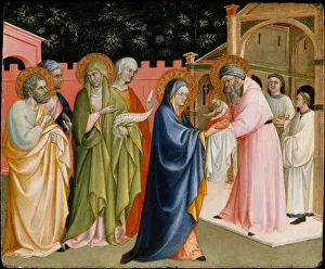 Presentation Prints: The Presentation in the Temple, probably ca. 1430. Creator: Alvaro Pirez