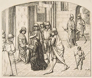 Charles Meryon Gallery: Presentation of Valerius Maximus to King Louis XI, 1862. Creator: Charles Meryon