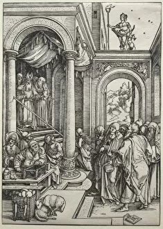 Early 16th Century Gallery: The Presentation of the Virgin in the Temple, c. 1502-1503. Creator: Albrecht Dürer (German)