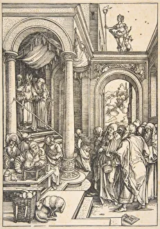 Parents Prints: The Presentation of the Virgin in the Temple, from The Life of the Virgin, ca. 1503