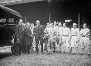 Presentation Prints: Presenting Auto to Walter Johnson