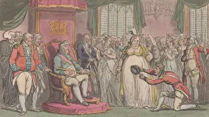 Prinnie Prints: Presenting the Trophies, from The Military Adventures of Johnny Newcome, 1815