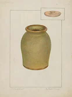 Cheney Gallery: Preserve Jar, 1935 / 1942. Creator: Clyde L. Cheney