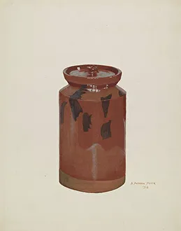 Preserve Jar Prints: Preserve Jar, 1936. Creator: Jerome Hoxie