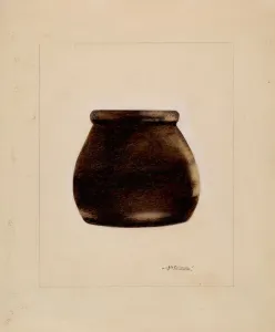 Sudek Joseph Collection: Preserving Crock, c. 1937. Creator: Joseph Sudek