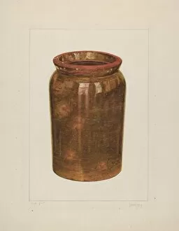 Frank J Mace Collection: Preserving Jar, 1938. Creator: Frank J Mace