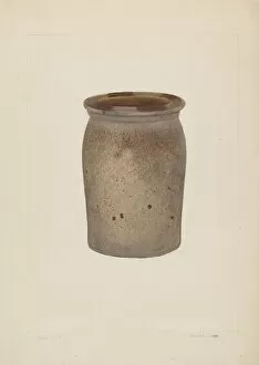 Preserving Gallery: Preserving Jar, c. 1937. Creator: Clyde L. Cheney