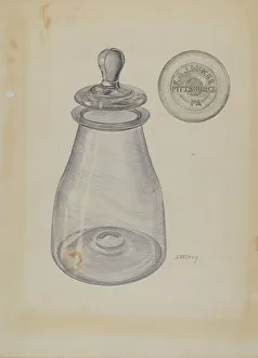 Preserving Prints: Preserving Jar, c. 1941. Creator: Joseph Mitry