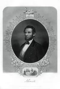 Mcrae Prints: President Abraham Lincoln, American politician, 1862-1867. Artist: JC McRae