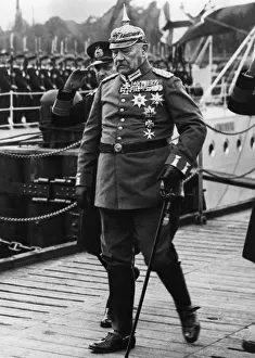 President of the German Reich Paul von Hindenburg in field marshals uniform, c. 1930