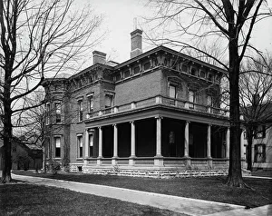 Harrison Benjamin Prints: Pres[ident] Harrison House, North Delaware Street