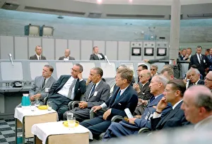Heritage Space Prints: US president John F Kennedy at the Kennedy Space Center in Florida, USA, September 11
