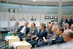 Boffins Gallery: US president John F Kennedy at the Kennedy Space Center in Florida, USA, September 11