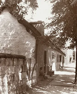 President Monroe's law offices, Charles Street, Fredericksburg, Virginia. between 1927 and 1929. Creator: Frances Benjamin Johnston