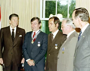 Honour Gallery: President Reagan Presents Medals, 1981. Creator: NASA