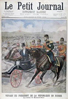 The President of the Republic of France reviewing troops, Krasnoye Selo, Russia, 1902 The President of the Republic of France reviewing troops, Krasnoye Selo, Russia, 1902