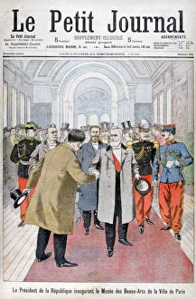 President of the Republic opening the Musee des Beaux-Arts de la Ville de Paris, 1902