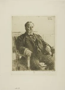 Chief Justice Prints: President William H. Taft, 1911. Creator: Anders Leonard Zorn