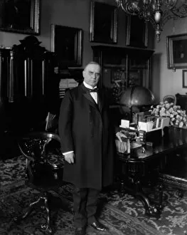 Office Gallery: President William McKinley at the White House, Monday, Nov. 27, 1900. Creator: Levin Handy
