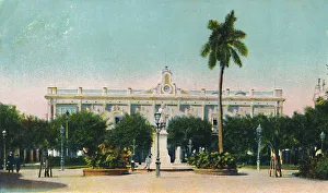 Palm Trees Prints: The Presidents Palace - Palacio Presidencial, Habana, c1910. Creator: Unknown