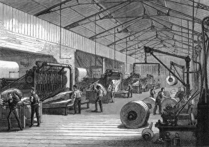 Daily Telegraph Prints: Press room, offices of the Daily Telegraph, Fleet Street, London, 1882