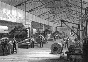 Roll Gallery: Press room, offices of the Daily Telegraph, Fleet Street, London, 1882
