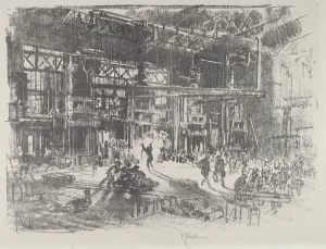 Heavy Industry Prints: The Presses, 1916. Creator: Joseph Pennell