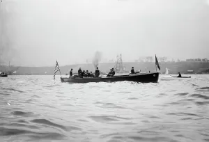 Taft William Howard Prints: Pres't Taft at Naval Review, 1912. Creator: Bain News Service