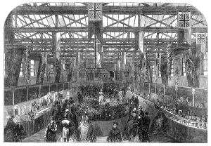 Trade Fair Prints: The Preston Exhibition of Works of Art and Industry, 1865. Creator: Unknown