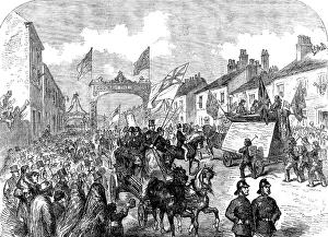 Float Prints: The Preston Guild Festival: the Trades Procession doubling at the triumphal arch
