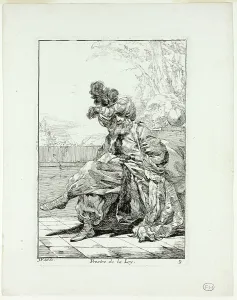 Hajj Prints: Prestre de la Loy, plate nine from Caravanne du Sultan à la Mecque