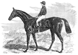 Races Prints: Pretender, winner of the Derby, 1869. Creator: Unknown