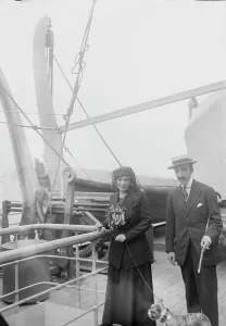 Straw Boater Prints: Pricess Rospigliosi, between c1910 and c1915. Creator: Bain News Service