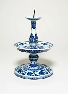 Qianlong Period Gallery: Pricket Candlestick, Qing dynasty (1644-1911), Qianlong reign mark (1736-1795)
