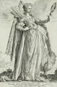 Vain Prints: Pride, c1587. Creator: Jacob Matham