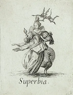 Sins Prints: Pride, c1621. Creator: Jacques Callot