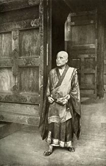 Macmillan And Co Gallery: A Priest of Buddha, 1910. Creator: Herbert Ponting
