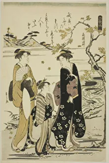 Eishi Chobunsai Prints: The Priest Kisen, from the series Six Immortal Poets (Rokkasen)