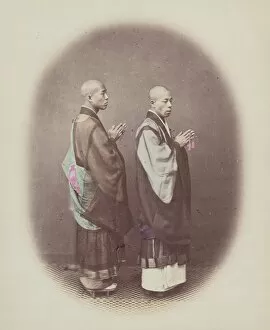 Beato Felix Gallery: Priest or Zen Shu, 1868. Creator: Felice Beato