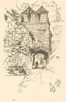 The Priest's House, Rouen, 1894 / 1895. Creator: James Abbott McNeill Whistler