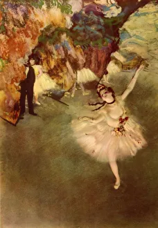 Pastel Prints: Prima Ballerina, c1876, (1937). Creator: Edgar Degas