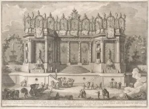 Tribute Prints: The Prima Macchina for the Chinea of 1761: The Salubrious Baths, 1761